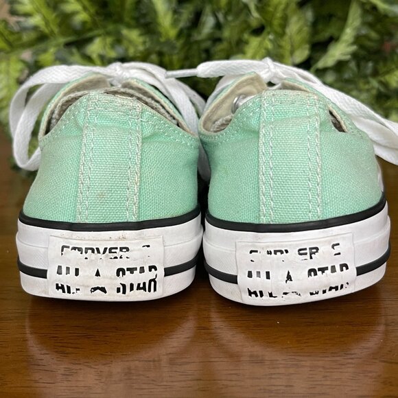 Converse Chuck Taylor All Star Low Top Sneakers Mint Green Womens 5 / Mens 7 - Picture 3 of 15
